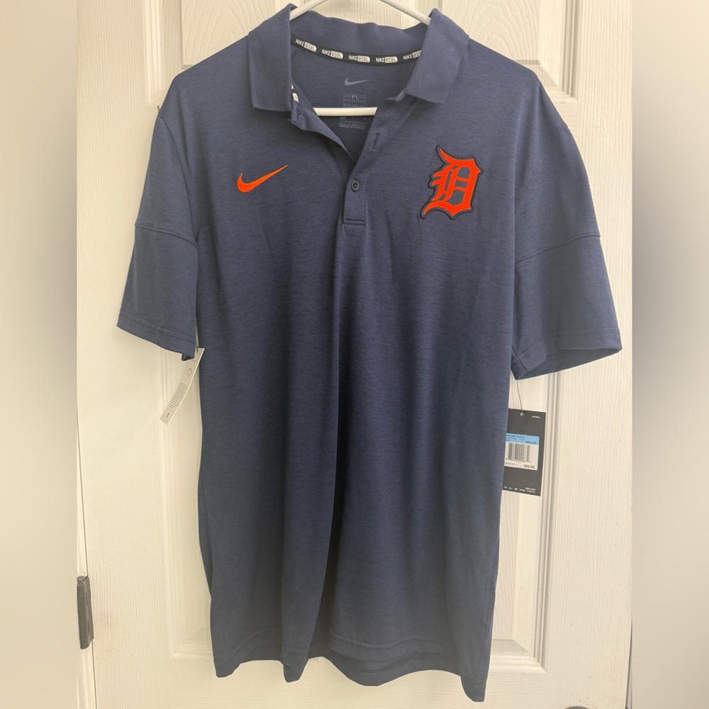 Nike Detroit Tigers Polo NWT